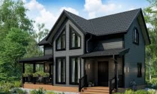 Проекты каркасных домов с террасой от 3659 рублей | Строй-Шмб