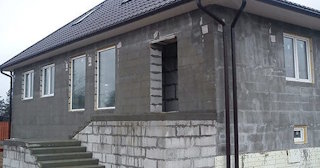 Фасад из газобетона для дома в Ишимбае - Строй-Шмб, качественная отделка от 2091 руб.