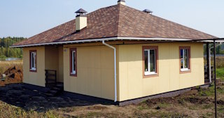 Одноэтажный дом из панелей под ключ в Ишимбае - Строй-Шмб от 135902 рублей